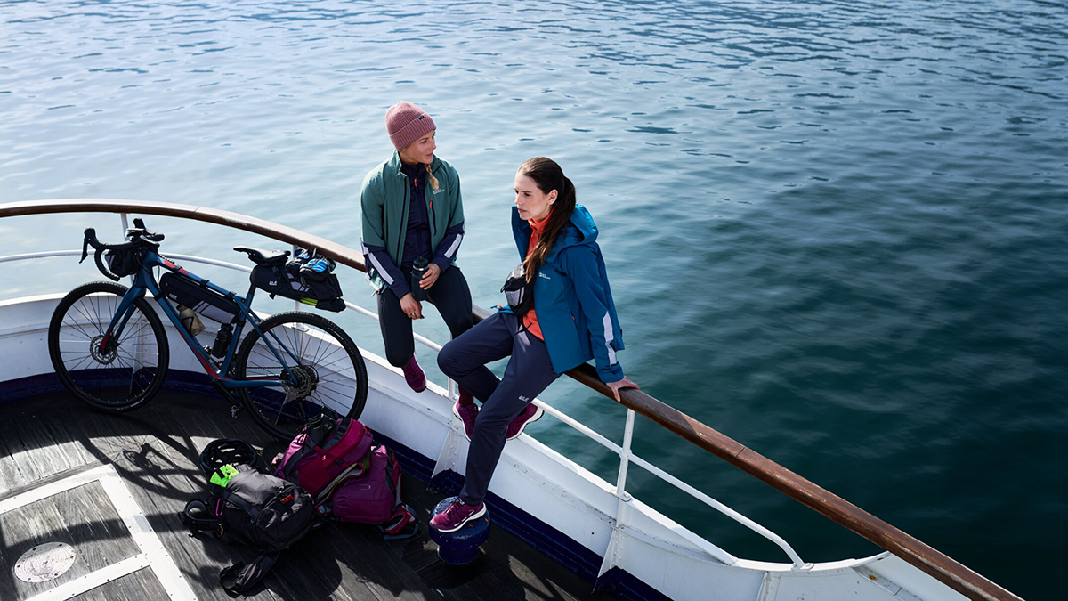 Plecak turystyczny Jack Wolfskin Moab Jam Pro 24.5 - na szlak lub na rower - kolor: gecko green